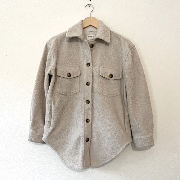 Jackson Rowe Panama Shirt Jacket Ivory XS - Picture 1 of 4